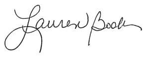 Lauren Book Signature