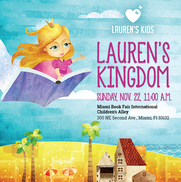 Check out Lauren's Kingdom at the Miami Book Fair.