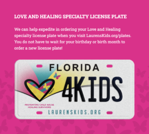 Specialty License Plates
